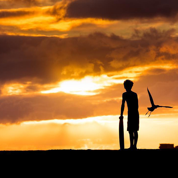 Enjoying the sunset vibes.