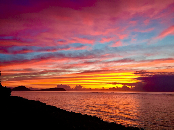 Enjoying the sunrise on 9/24/2018! Even though I'm hard at work before the sun comes up, my husband makes sure I get sunshine in my life all the time! He's the BEST! ~ Holly Bergosa