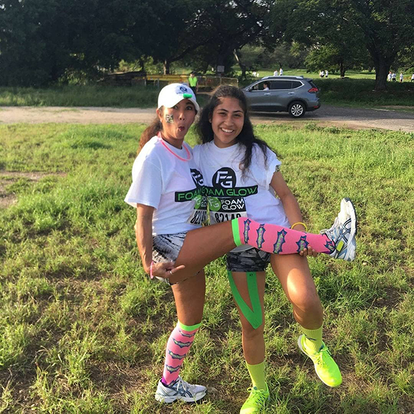 Flashback Friday... How do I #ThriveWithAloha? Foam Glow 2017 with kids